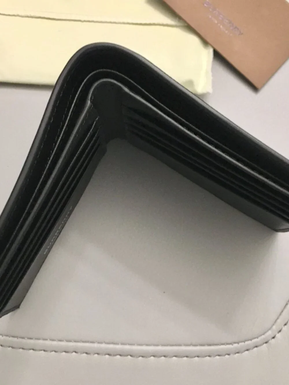 Burberry Check Coated Canvas Bifold Wallet
